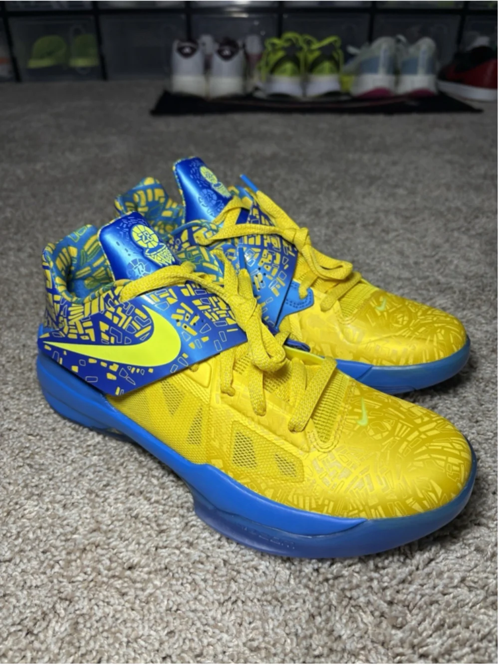 Nike Zoom KD 4 '2025 Scoring Title' Basketball Sneakers FZ5916-400 Men's Size 9